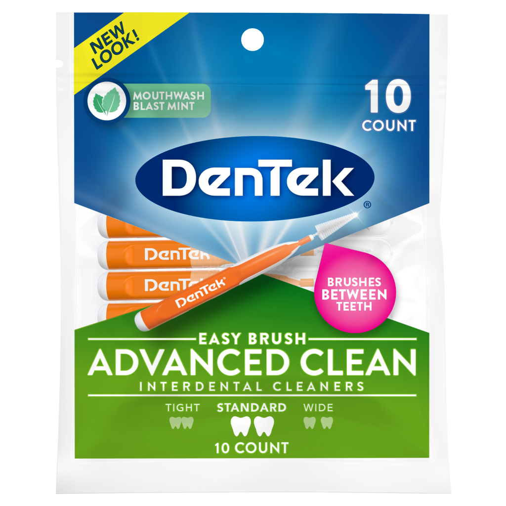 Щітки для міжзубних проміжків DenTek Зручне очищення для Стандартних проміжків 10 шт. (047701001134) - изображение 1