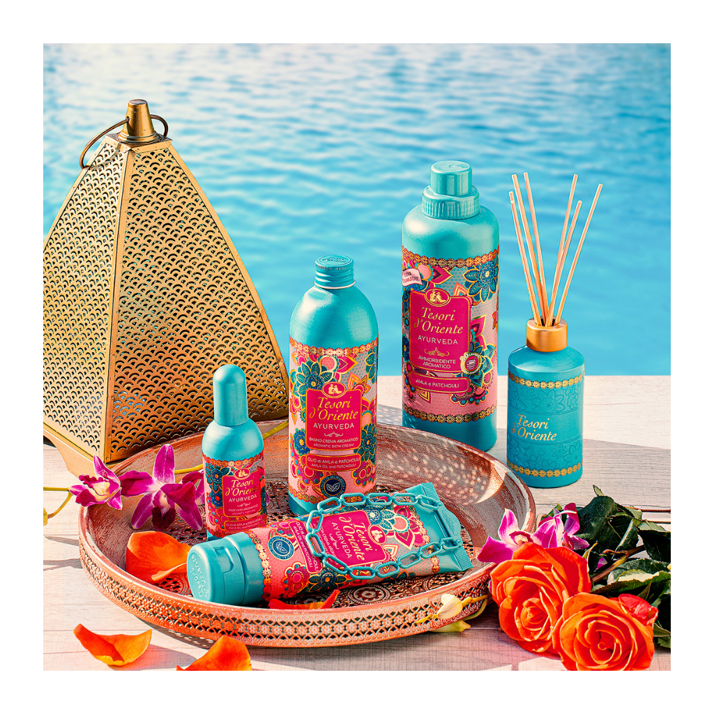 Кондиціонер для білизни Tesori d'Oriente Аюрведа Олія амли та пачулі Парфумований 760 мл (8008970055244) - зображення 4