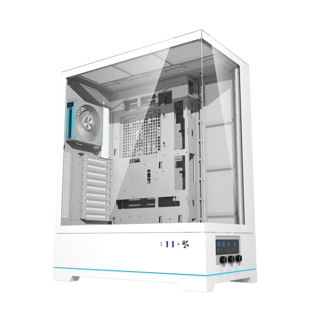 Корпус для ПК DARKFLASH DY451L PRO WHITE - зображення 7