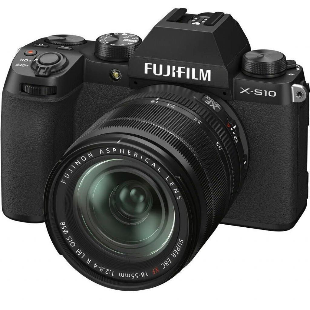 Цифровий фотоапарат Fujifilm X-S10 + XF 18-55mm F2.8-4.0 Kit Black (16674308) - зображення 1