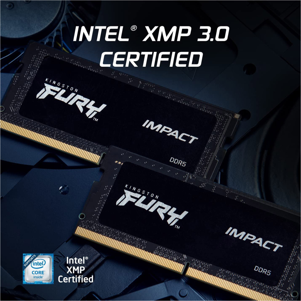Модуль пам'яті для ноутбука SoDIMM DDR5 64GB (2x32GB) 5600 MHz FURY Impact Kingston Fury (ex.HyperX) (KF556S40IBK2-64) - зображення 4