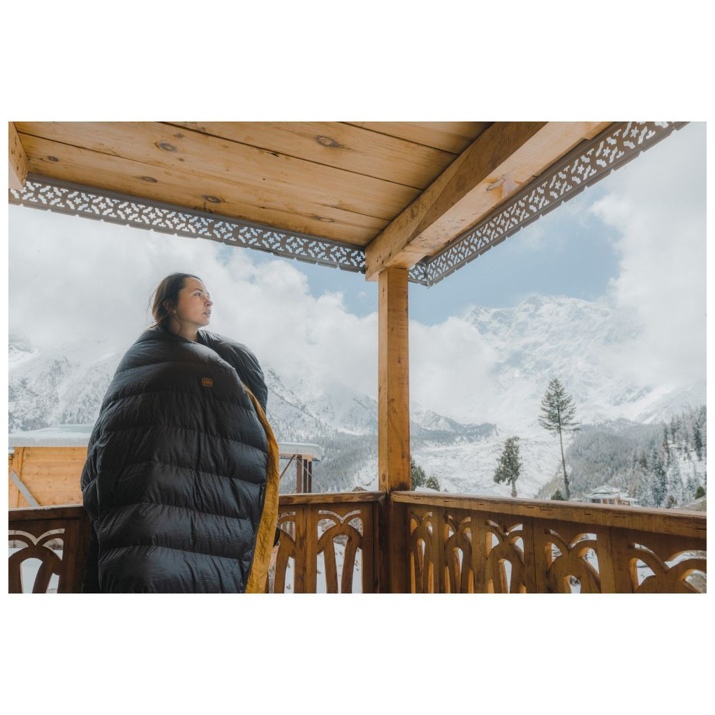 Спальний мішок Turbat Nox пуховий 400 grey/cheddar orange 195 см (012.005.0393) - зображення 7