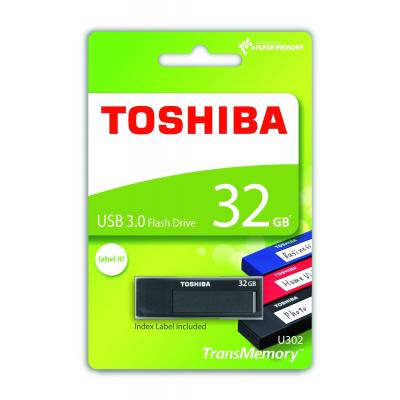 USB флеш накопичувач Toshiba 32GB Daichi Black USB 3.0 (THN-U302K0320M4) - зображення 3