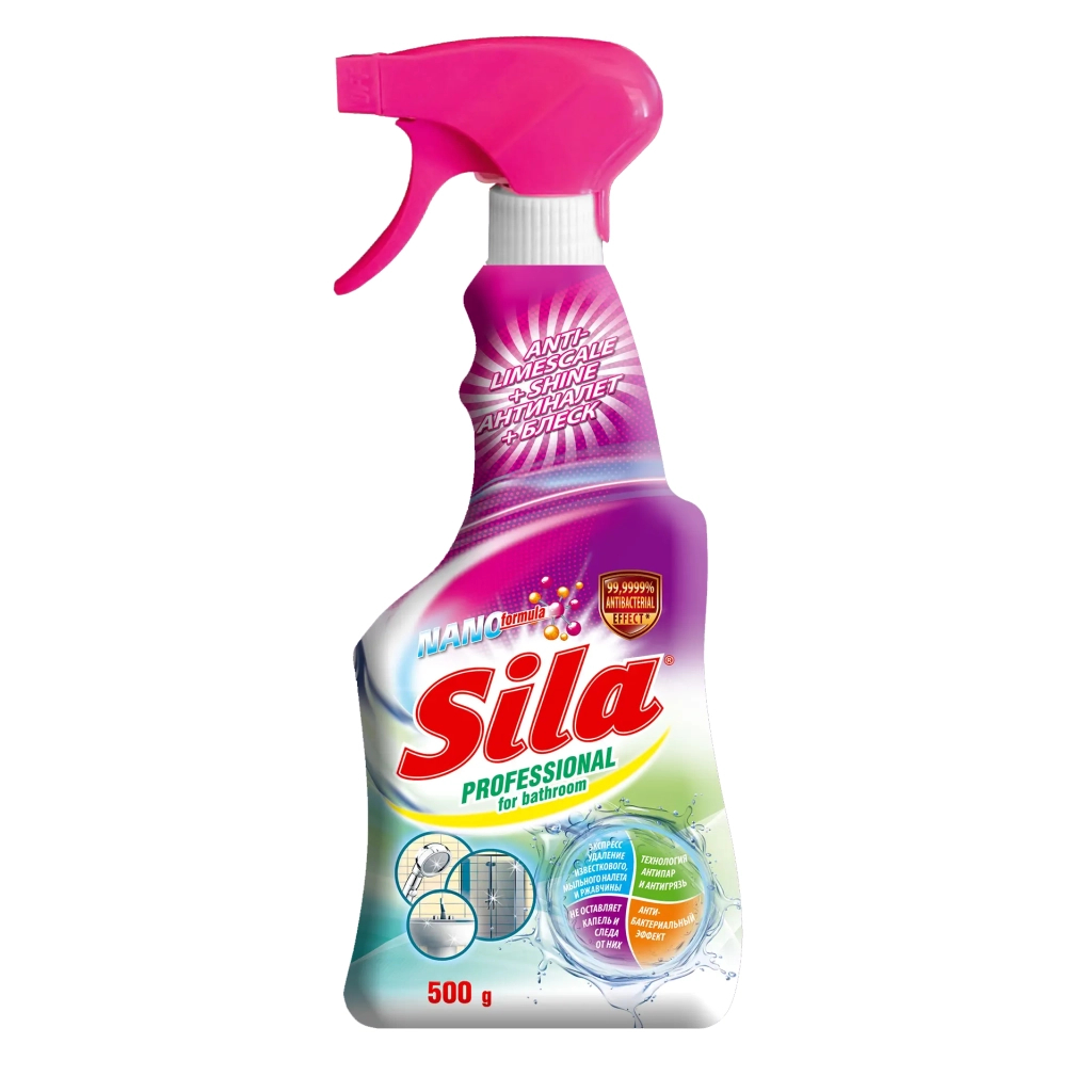 Спрей для чищення ванн Sila Professional 500 г (4823107600333) - зображення 1