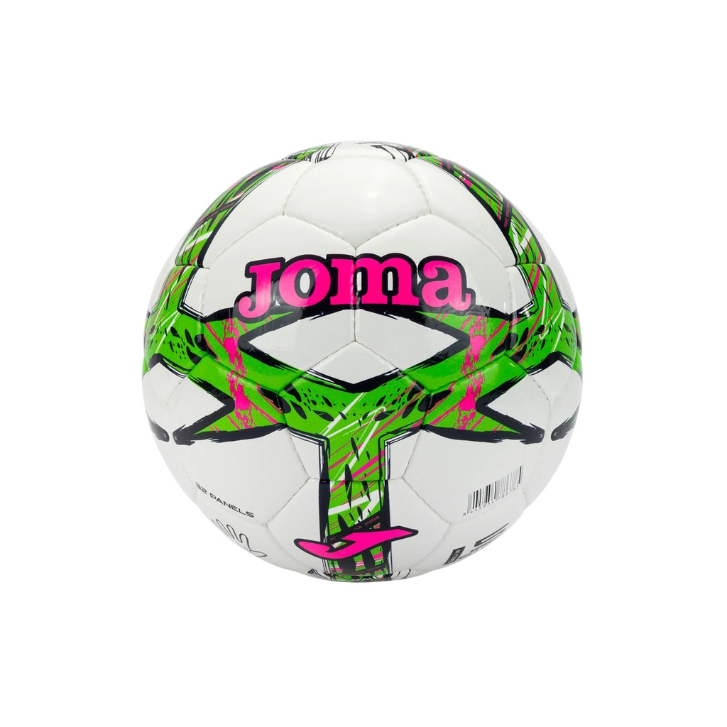М'яч футбольний Joma Dal III (401412.334) Уні 4 Зелено-рожевий (8445954786792) - зображення 1