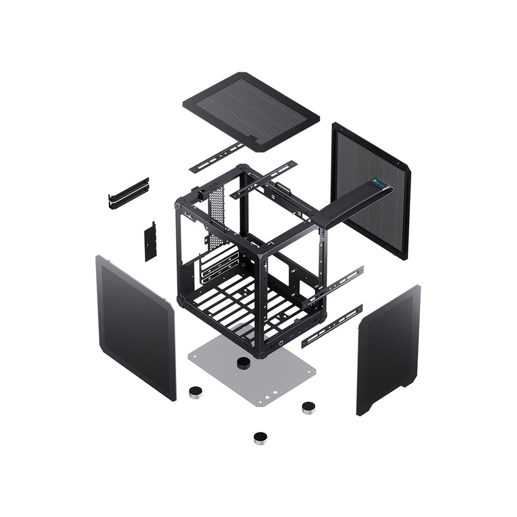 Корпус JONSBO C6 Handle Black - зображення 11