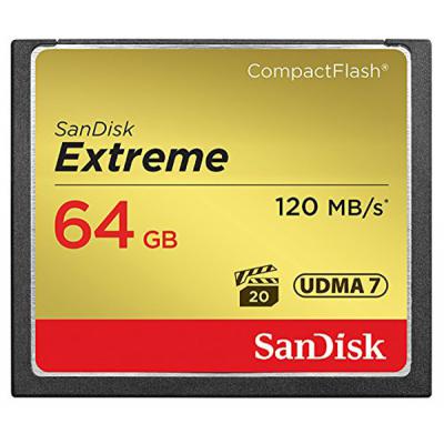 Карта пам'яті SanDisk 64GB Compact Flash Extreme (SDCFXS-064G-X46) - зображення 1