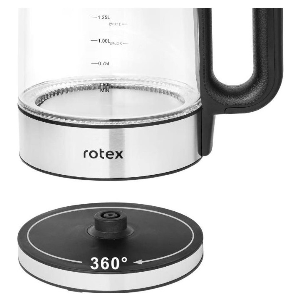 Електрочайник Rotex RKT84-GS - зображення 4