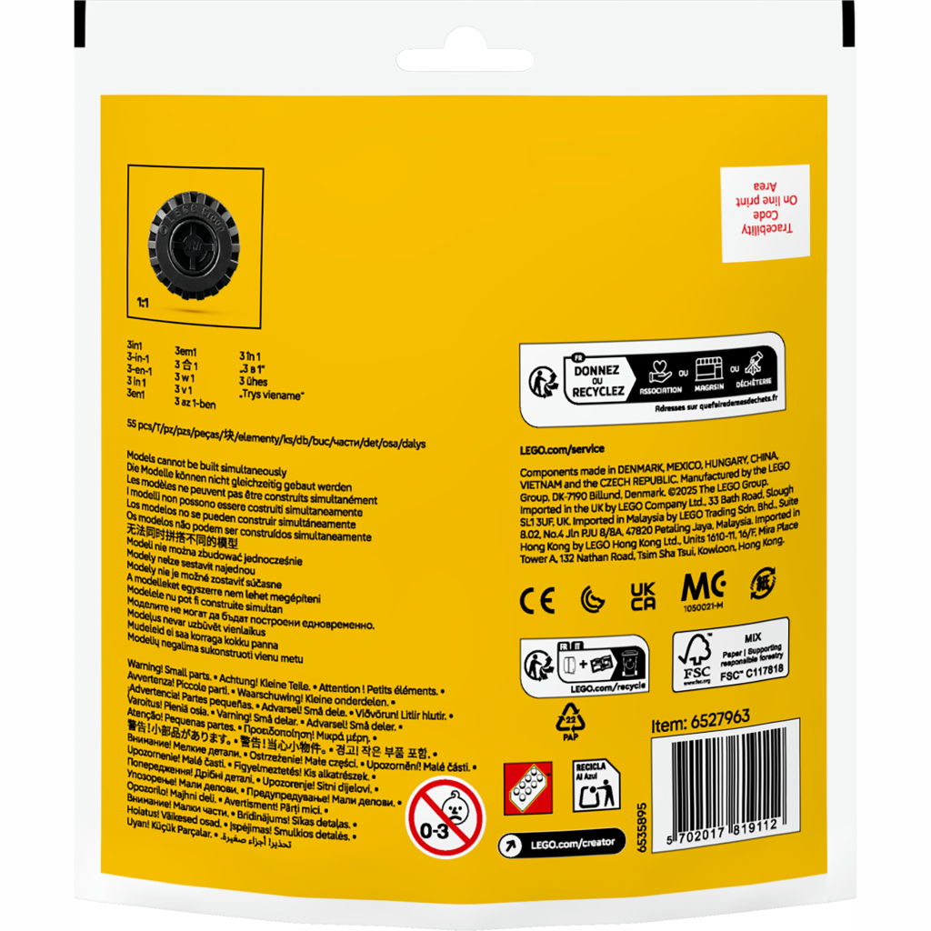 Конструктор LEGO Creator Вантажівочка-монстр з відкидним дахом (30691) - зображення 5