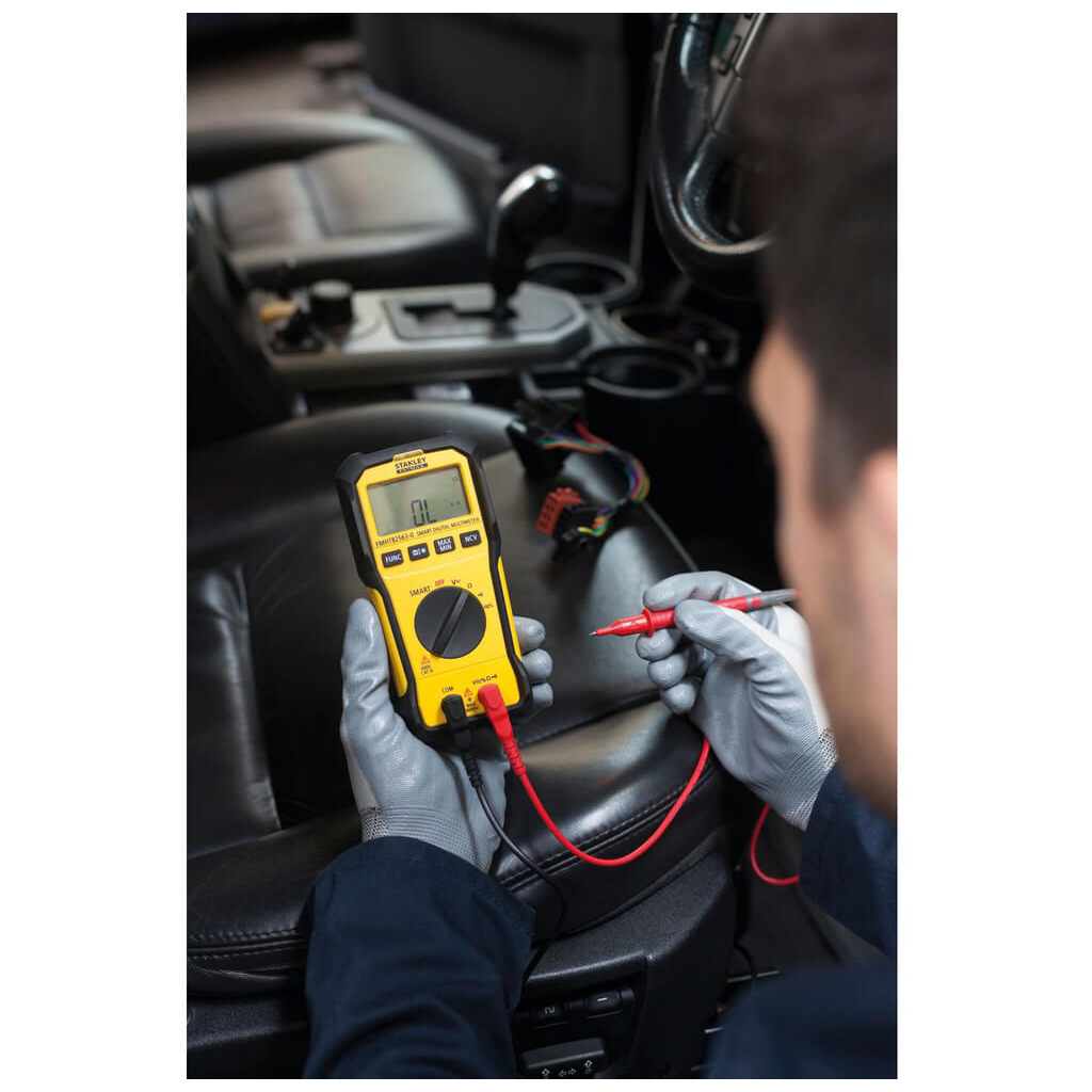 Цифровий мультиметр Stanley FATMAX, подвійний дисплей САТ ІІІ, до 600В, 10А (FMHT82563-0) - зображення 6