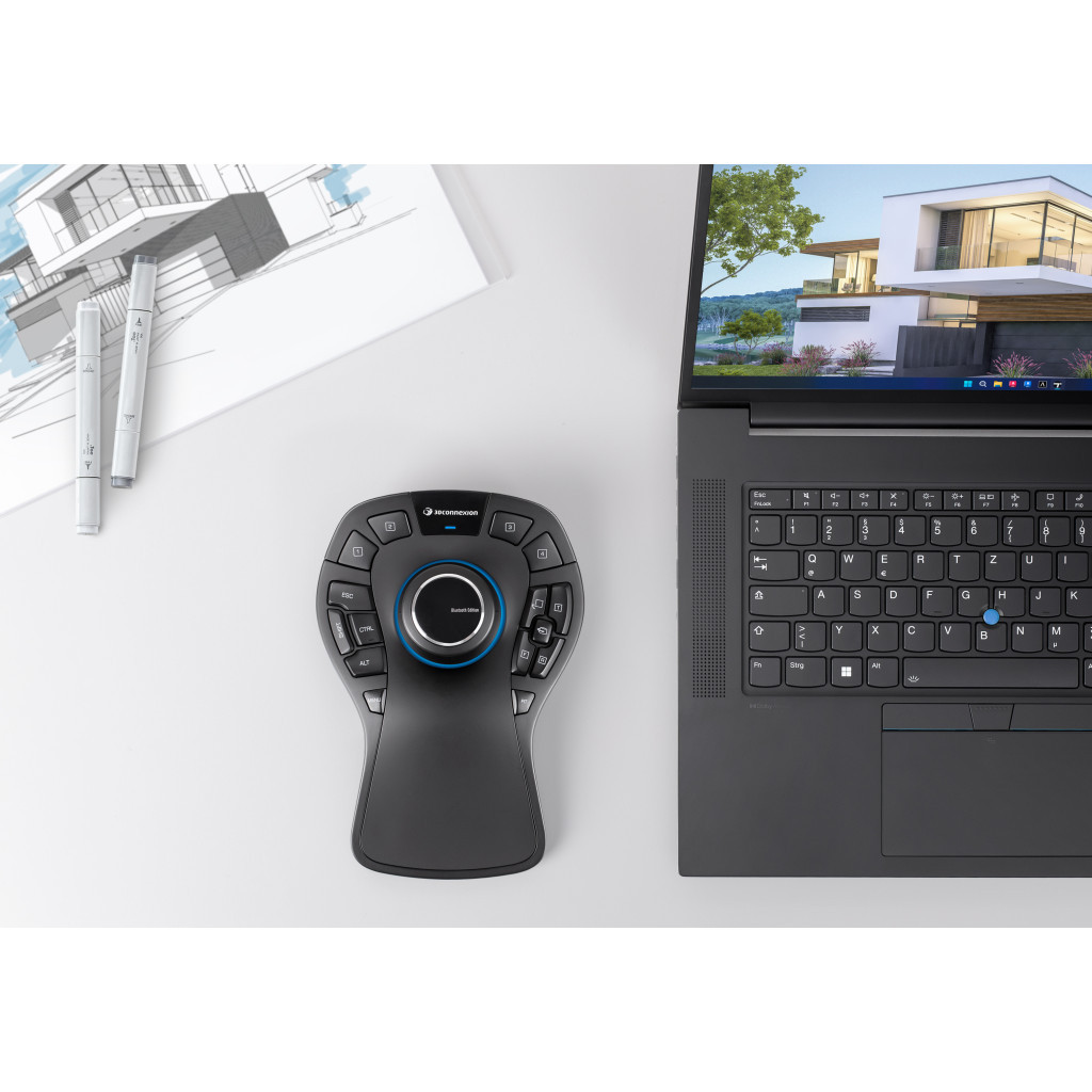 Мишка 3DConnexion Spacemouse Pro Wireless Bluetooth Edition (3DX-700119) - зображення 8