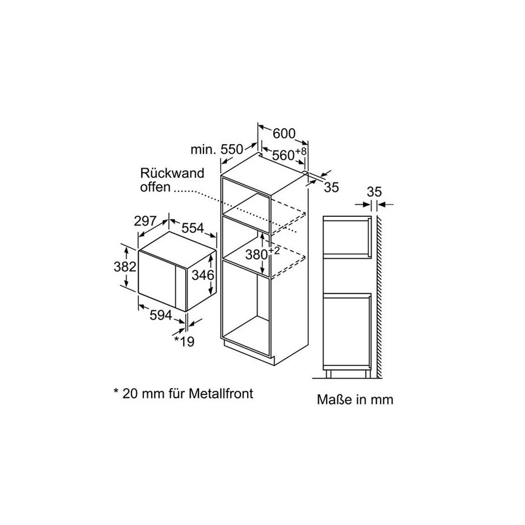 Мікрохвильова піч Bosch BFL524MS0 - зображення 3