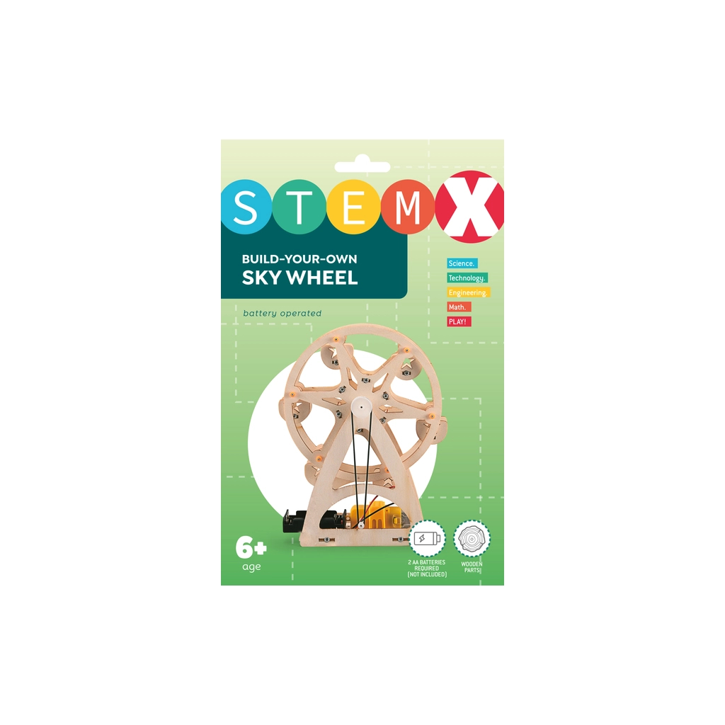 Конструктор Stem Колесо огляду Дерев'яний на батарейках (3858894673742) - зображення 4