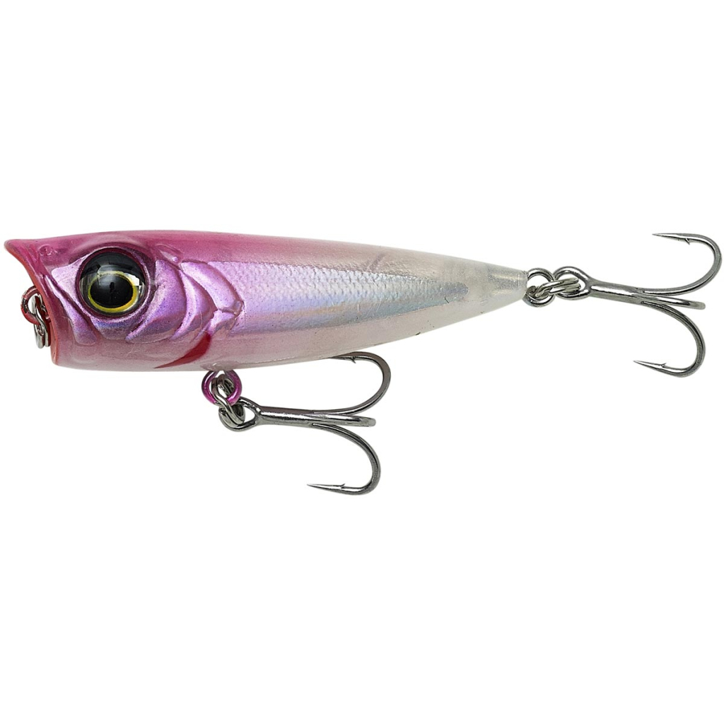 Воблер Savage Gear 3D Minnow Popper F 43mm 2.6g Pink Head (1854.16.96) - зображення 1