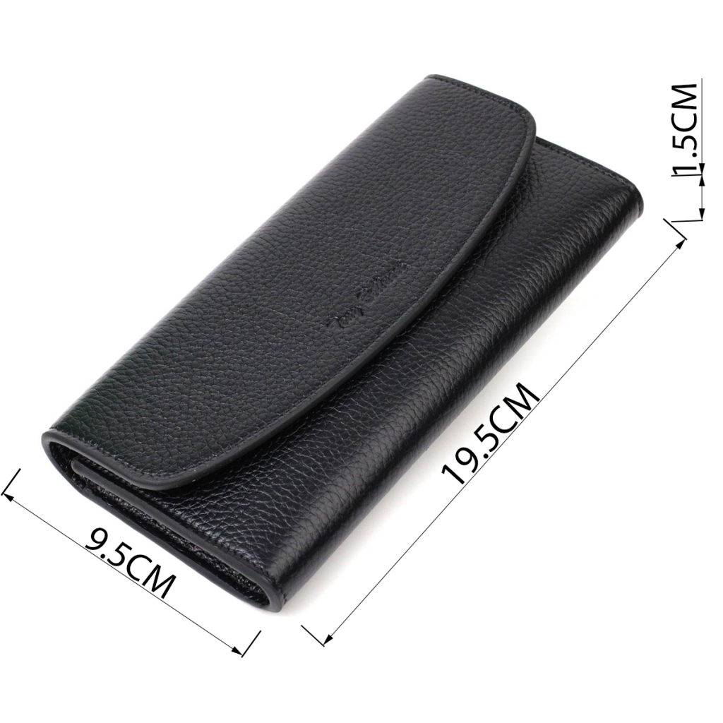 Гаманець Tony Bellucci З натуральної шкіри Чорний (21966) - зображення 3