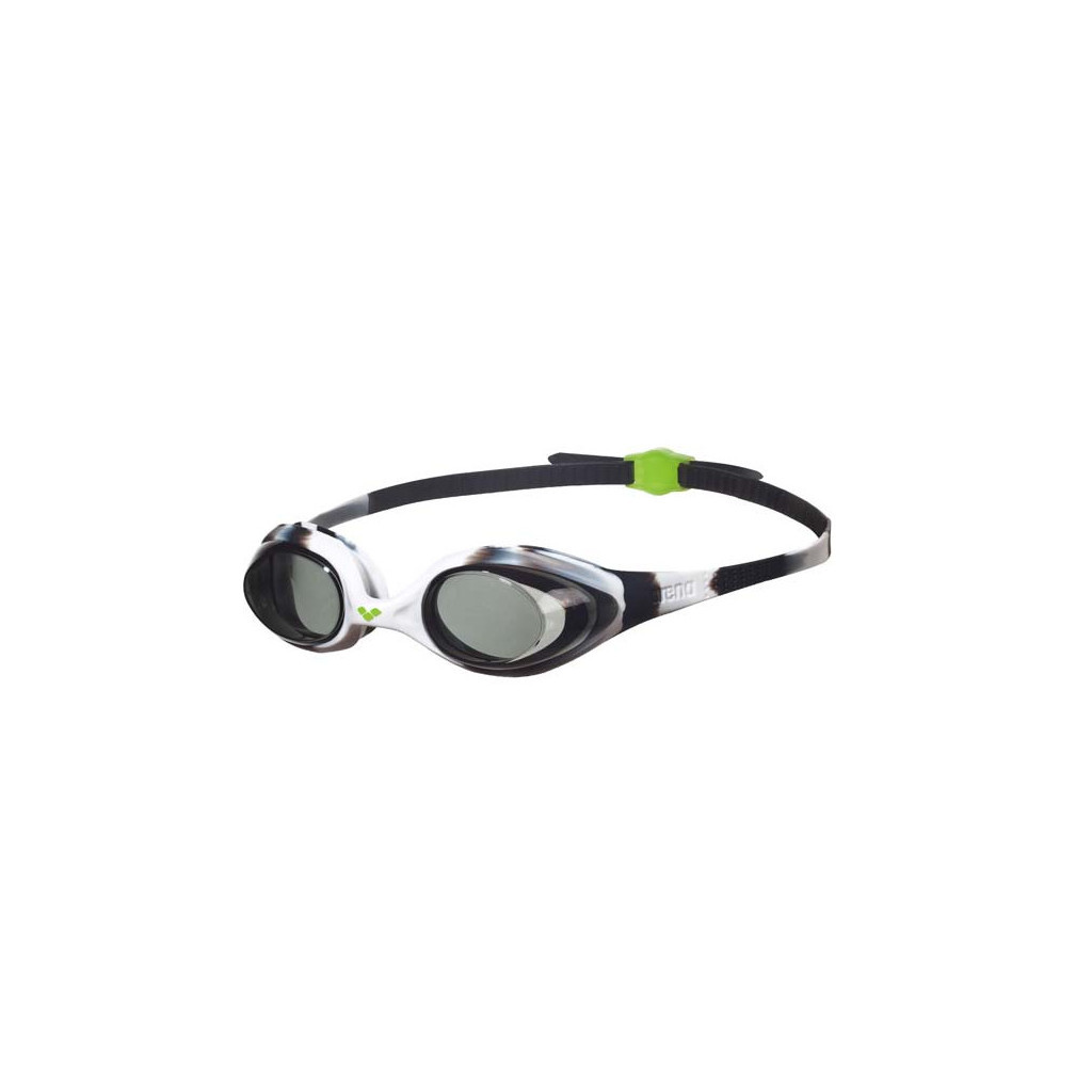 Окуляри для плавання Arena Spider JR білий, чорний 92338-014 (3468335137346) - зображення 1