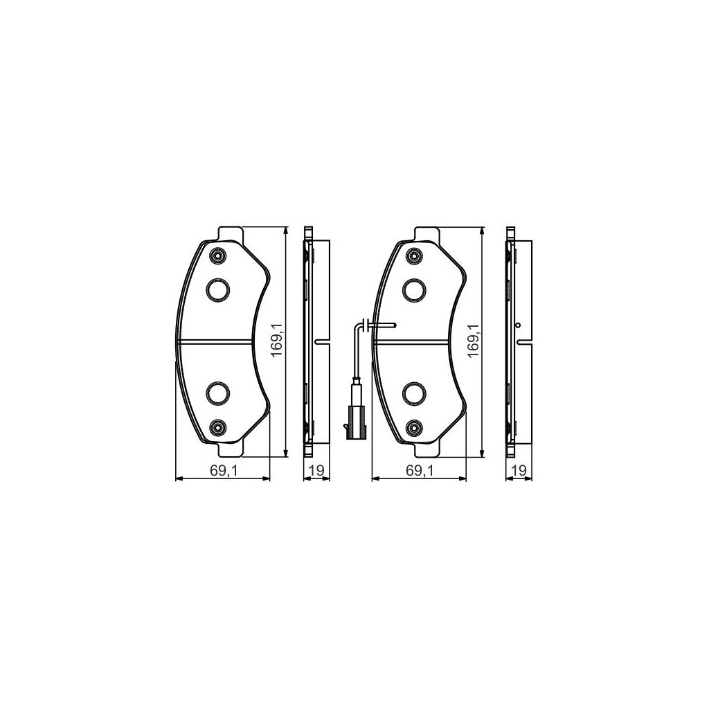 Гальмівні колодки Bosch 0 986 495 095 - зображення 2