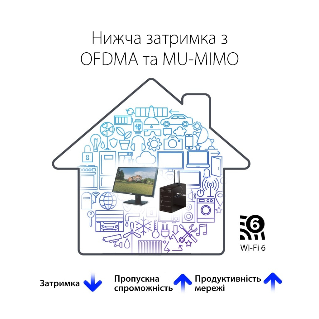 Мережева карта Wi-Fi ASUS PCE-AX1800 - изображение 10