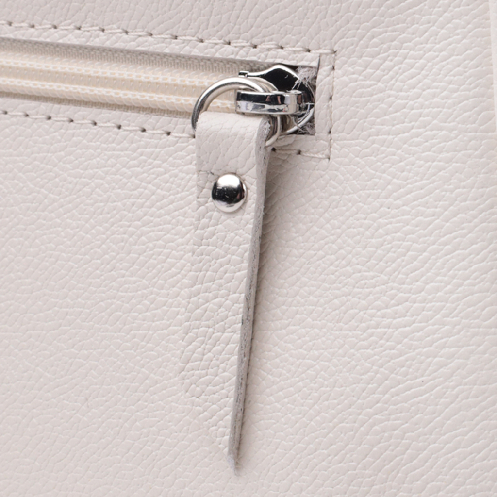 Сумка Shvigel З натуральної шкіри Бежева (22835) - зображення 6