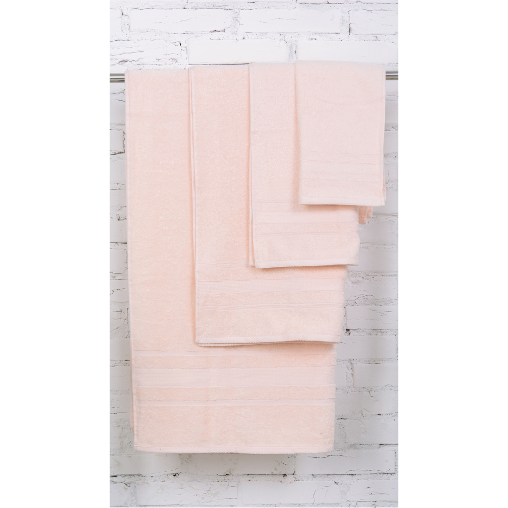 Рушник MirSon набір банних 5080 Elite SoftNess Peach 40х70, 50х90, 70х140, (2200003975727) - зображення 3