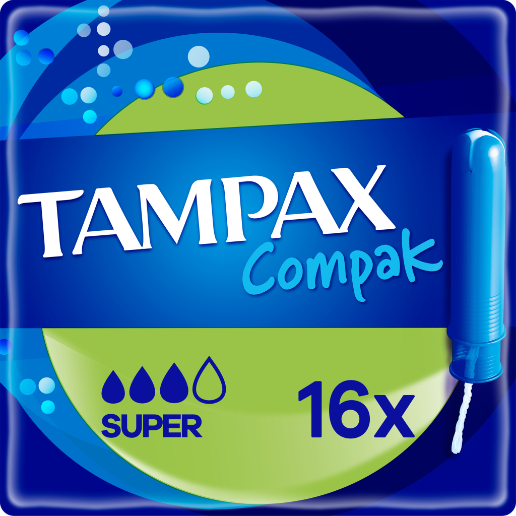 Тампони Tampax Compak Super з аплікатором 16 шт. (4015400219712/4015400219743) - зображення 1