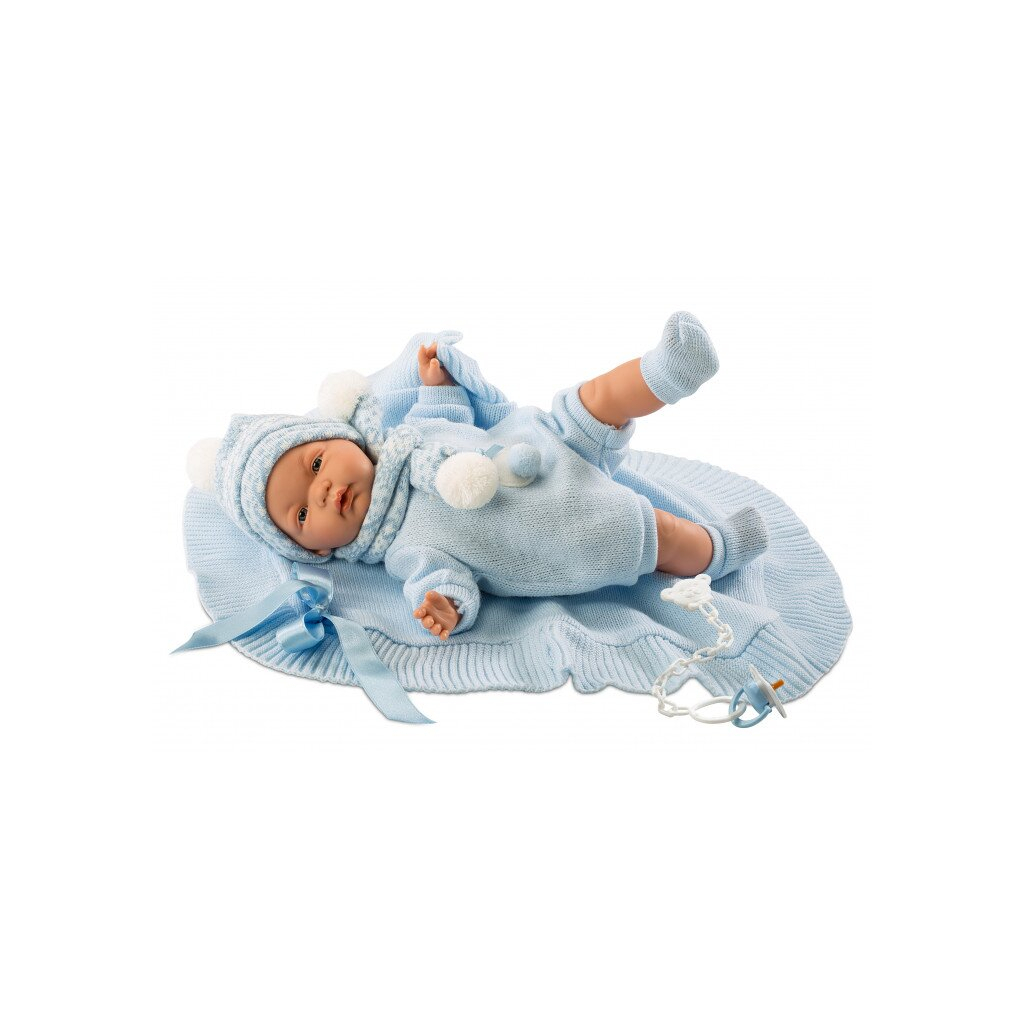 Лялька Llorens що плаче Joel con toquilla, 38 см (38937) - зображення 2