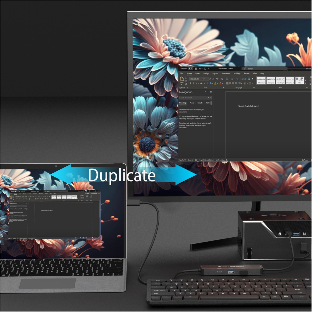 Концентратор J5create USB-C + USB A to 2xUSB + USB-C switch hub (JCH462-N) - зображення 8