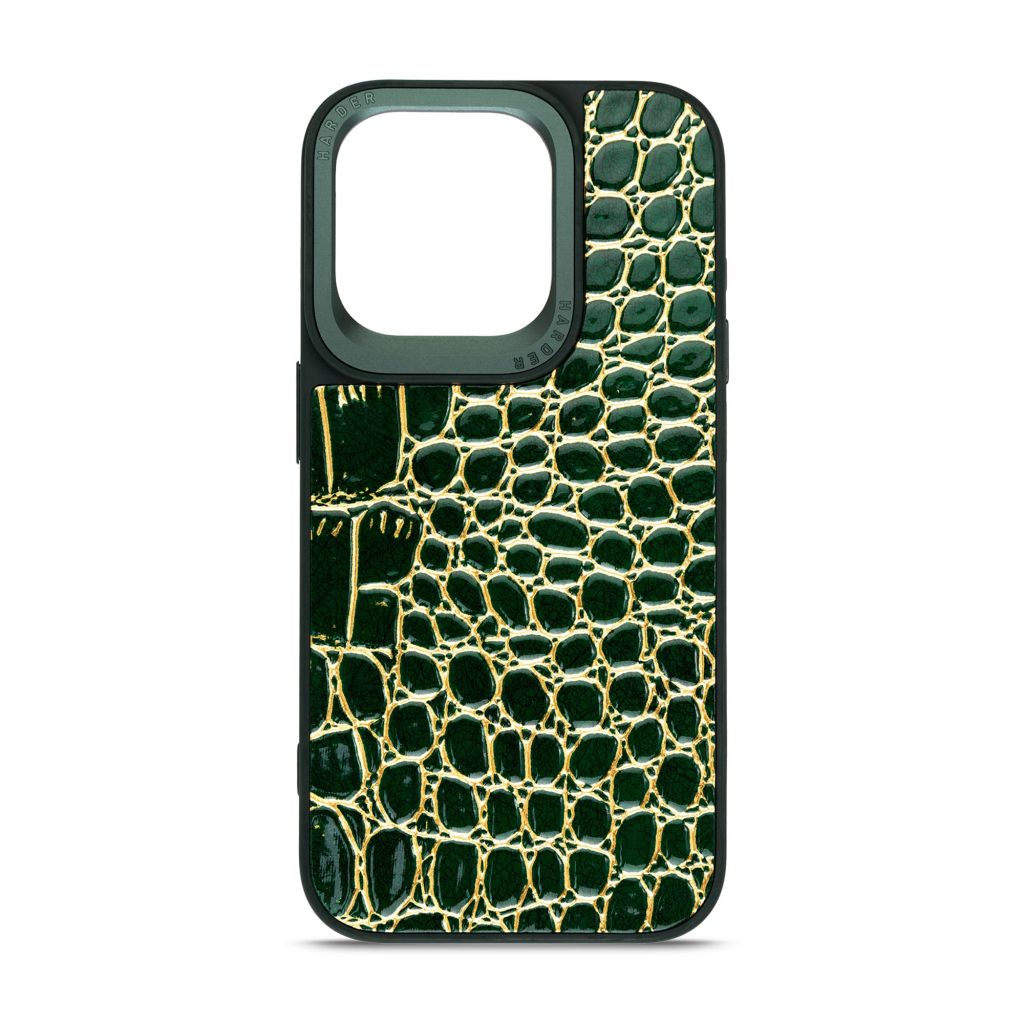Чохол до мобільного телефона Harder Crocosaur Apple iPhone 14 Pro Green (ARM76720) - зображення 1
