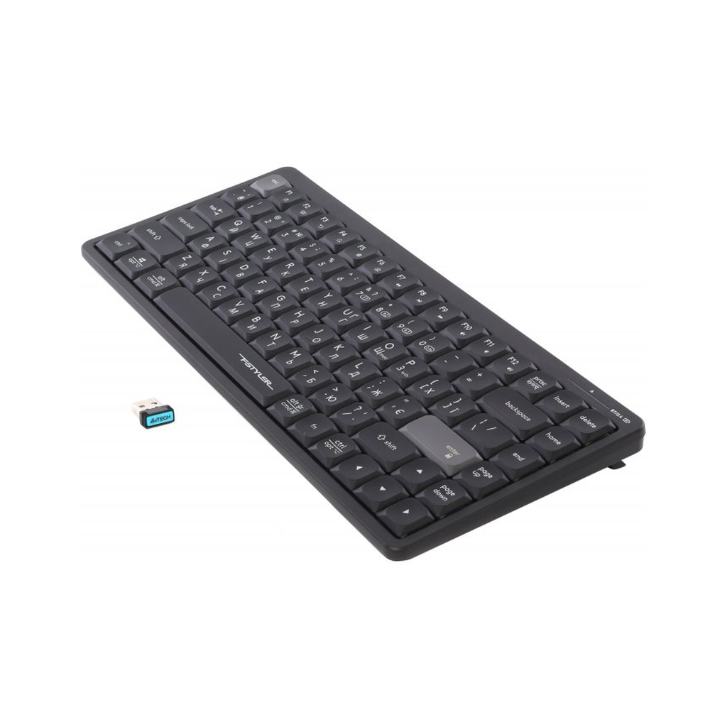 Клавіатура A4Tech FBX53C Wireless/Bluetooth UA Black (4711421001908) - зображення 5
