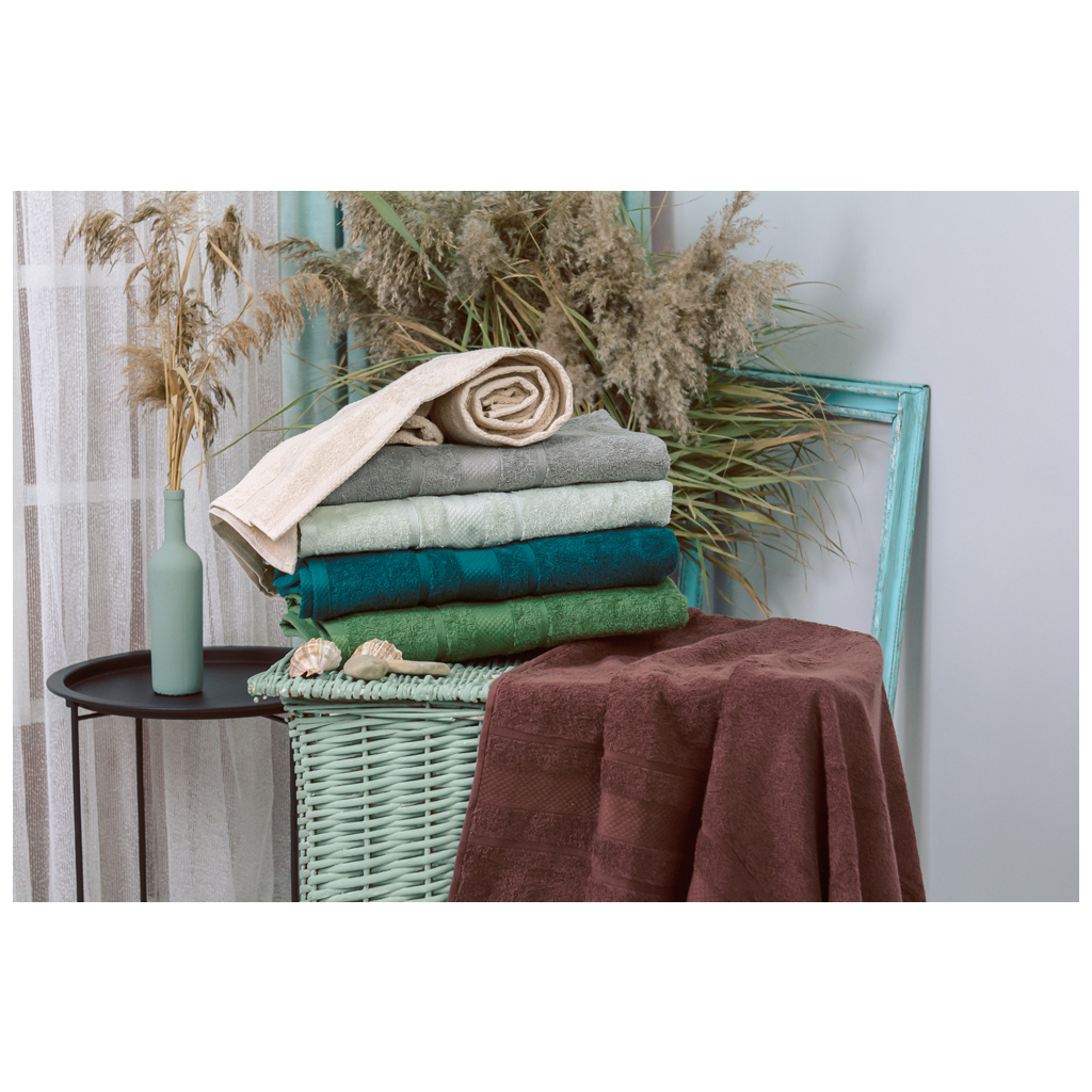 Рушник MirSon набір банний 5024 SoftNes Nature 50x90 см 6 шт (2200003181012) - зображення 3