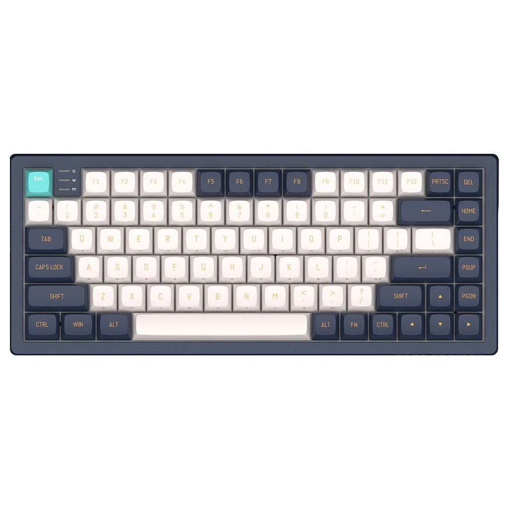 Клавіатура Dark Project KD83A PBT RGB Mech G3MS Sapphire USB Ivory/Navy (DPP83_GSH_NAVY_ANSI_UA) - зображення 1