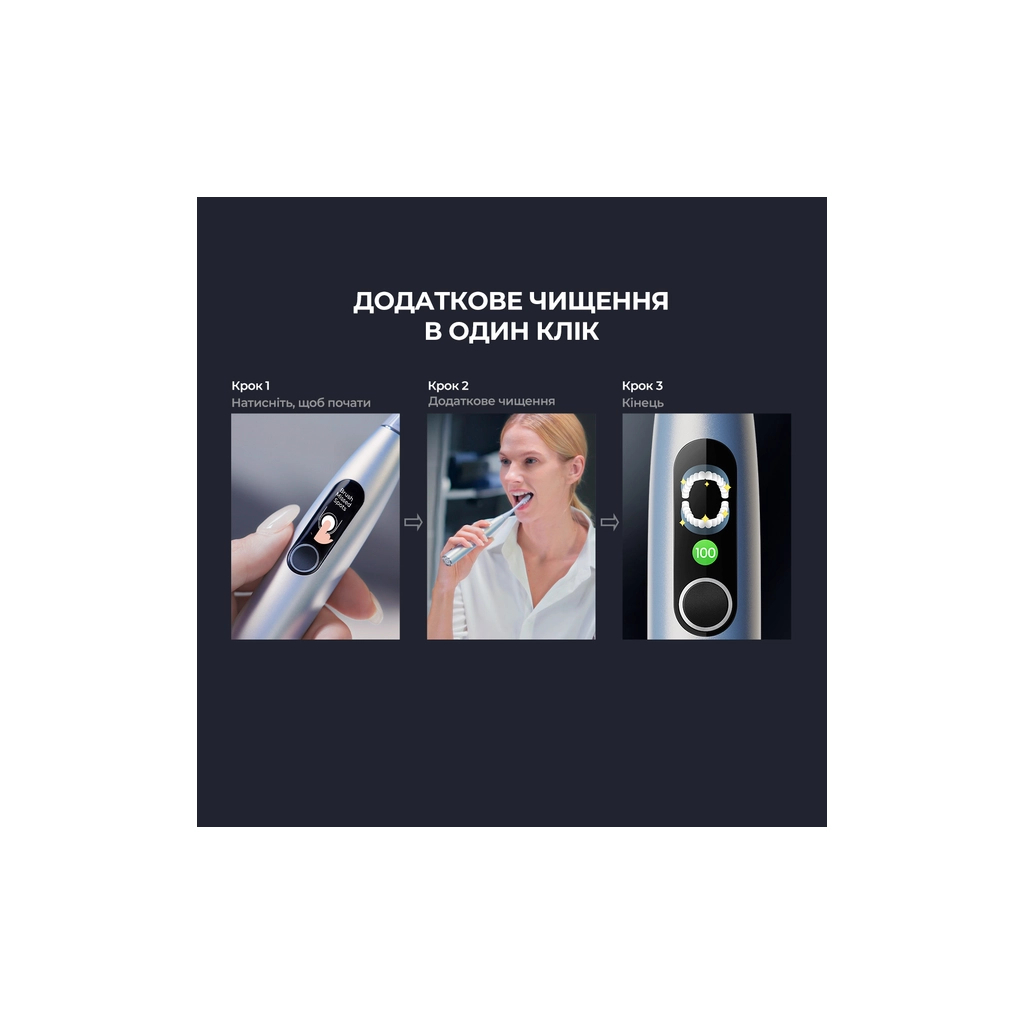 Електрична зубна щітка Oclean 6970810552560 - зображення 11