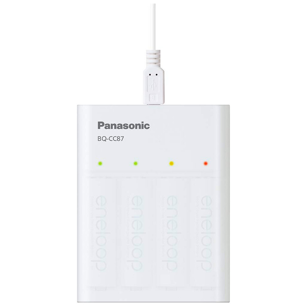 Зарядний пристрій для акумуляторів Panasonic USB in/out з функцією Power Bank (BQ-CC87USB) - зображення 3