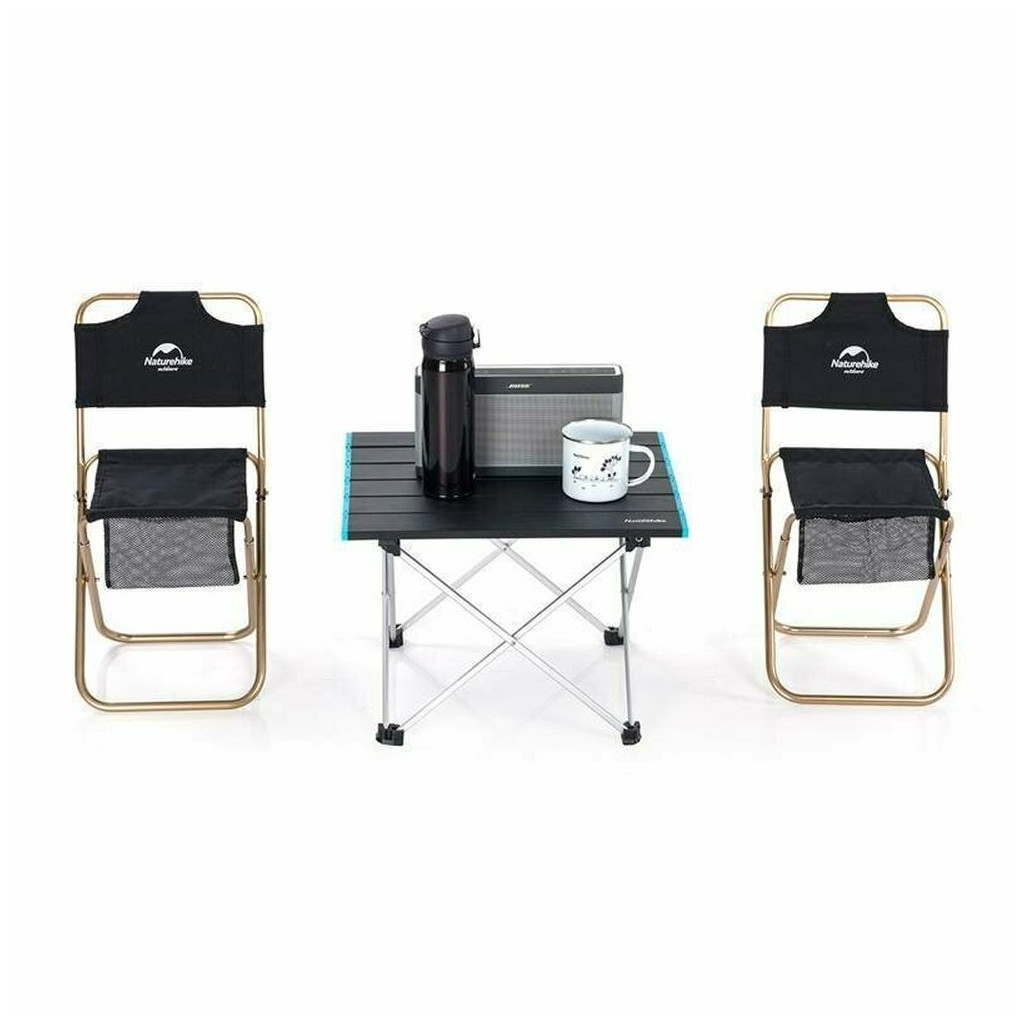 Туристичний стіл Naturehike NH19Z008-Z, алюміній, Розмір S, сірий (6927595737293) - зображення 4