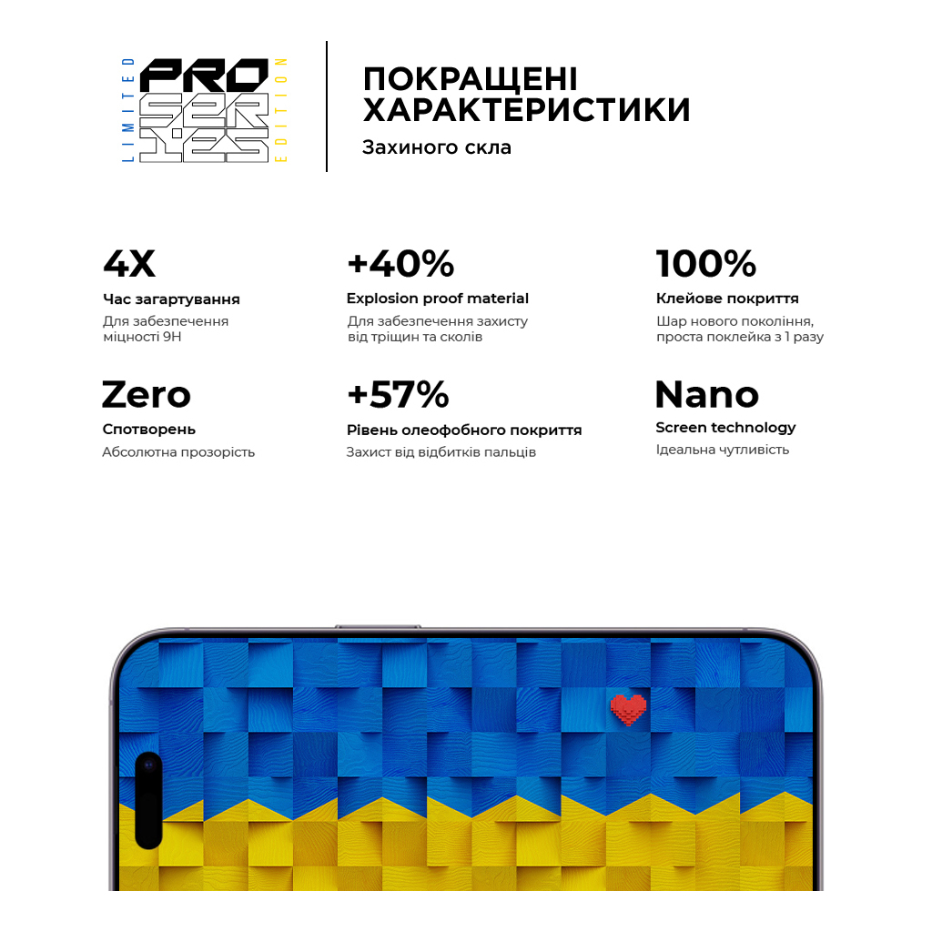Скло захисне Armorstandart Pro 3D LE Apple iPhone 14 Pro Max Black (ARM65656) - зображення 4