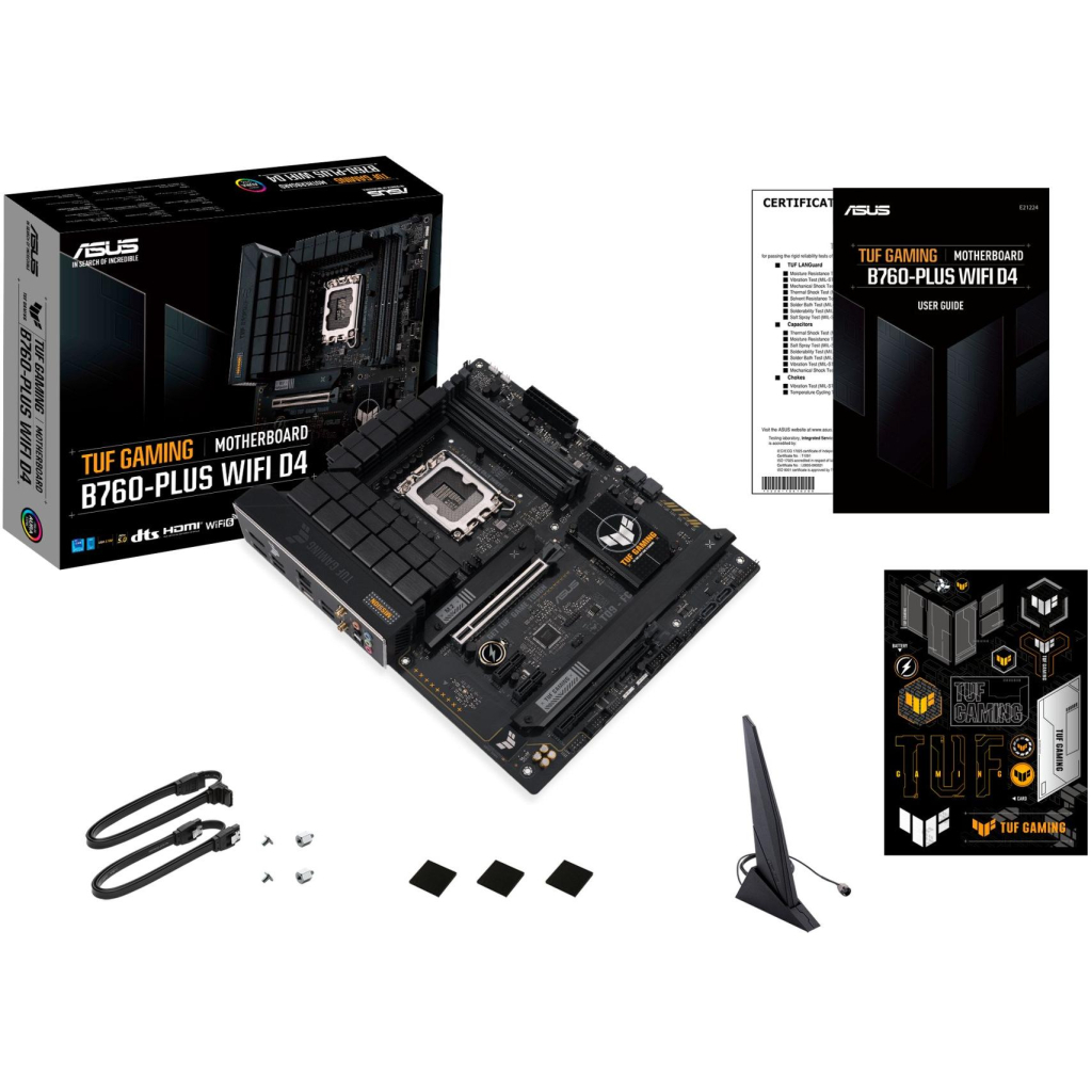 Материнська плата ASUS TUF GAMING B760-PLUS WIFI D4 - зображення 2