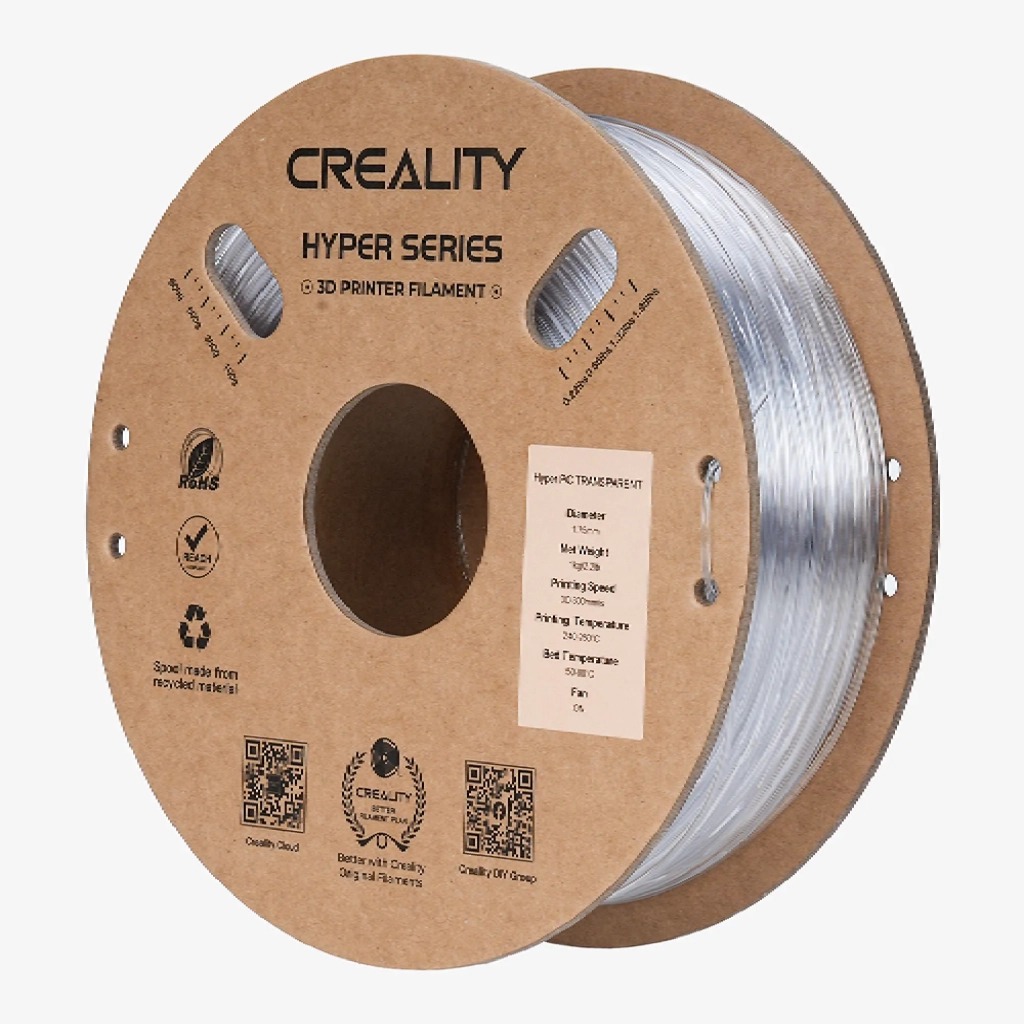 Пластик для 3D-принтера Creality Hyper PC 1кг, 1.75мм, transparent (3301070013) - зображення 2
