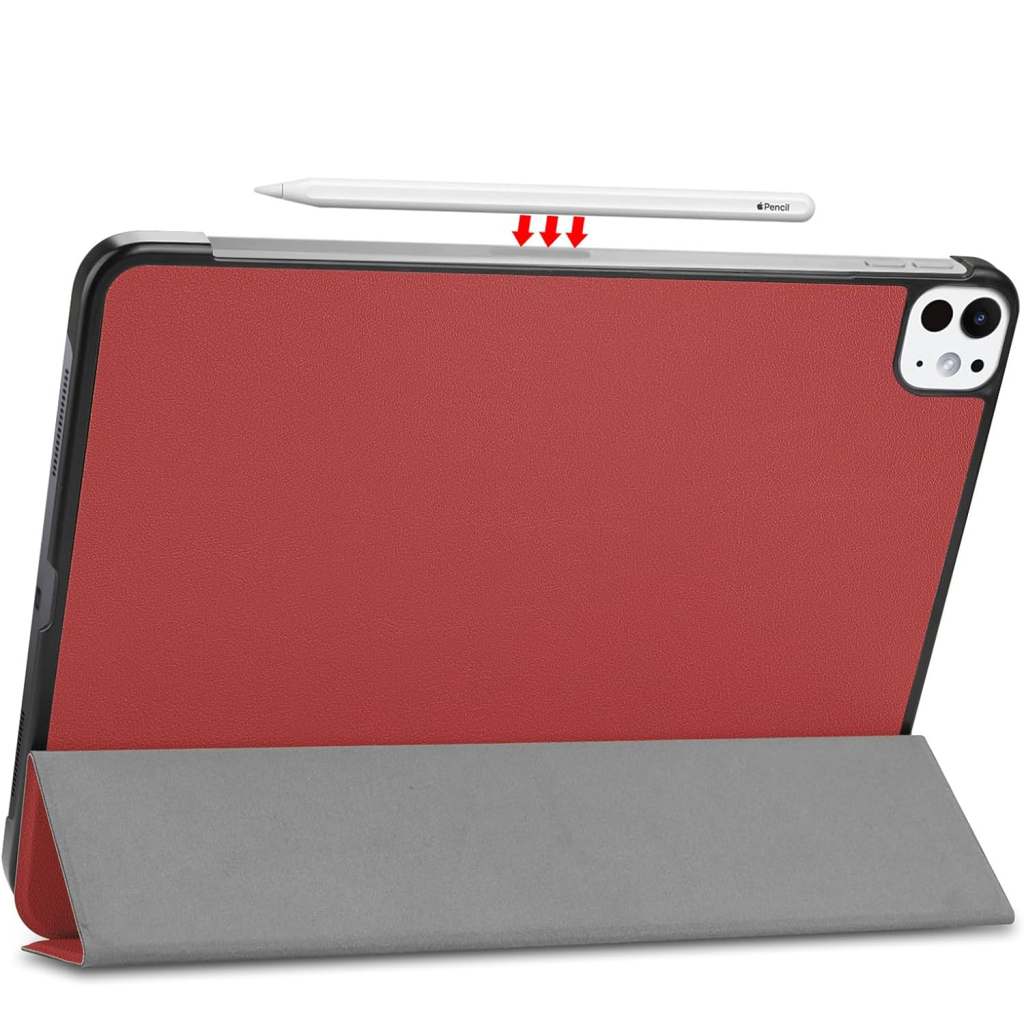 Чохол до планшета BeCover Smart Case Apple iPad Pro 11" M4 2024 Red Wine (711628) - зображення 7