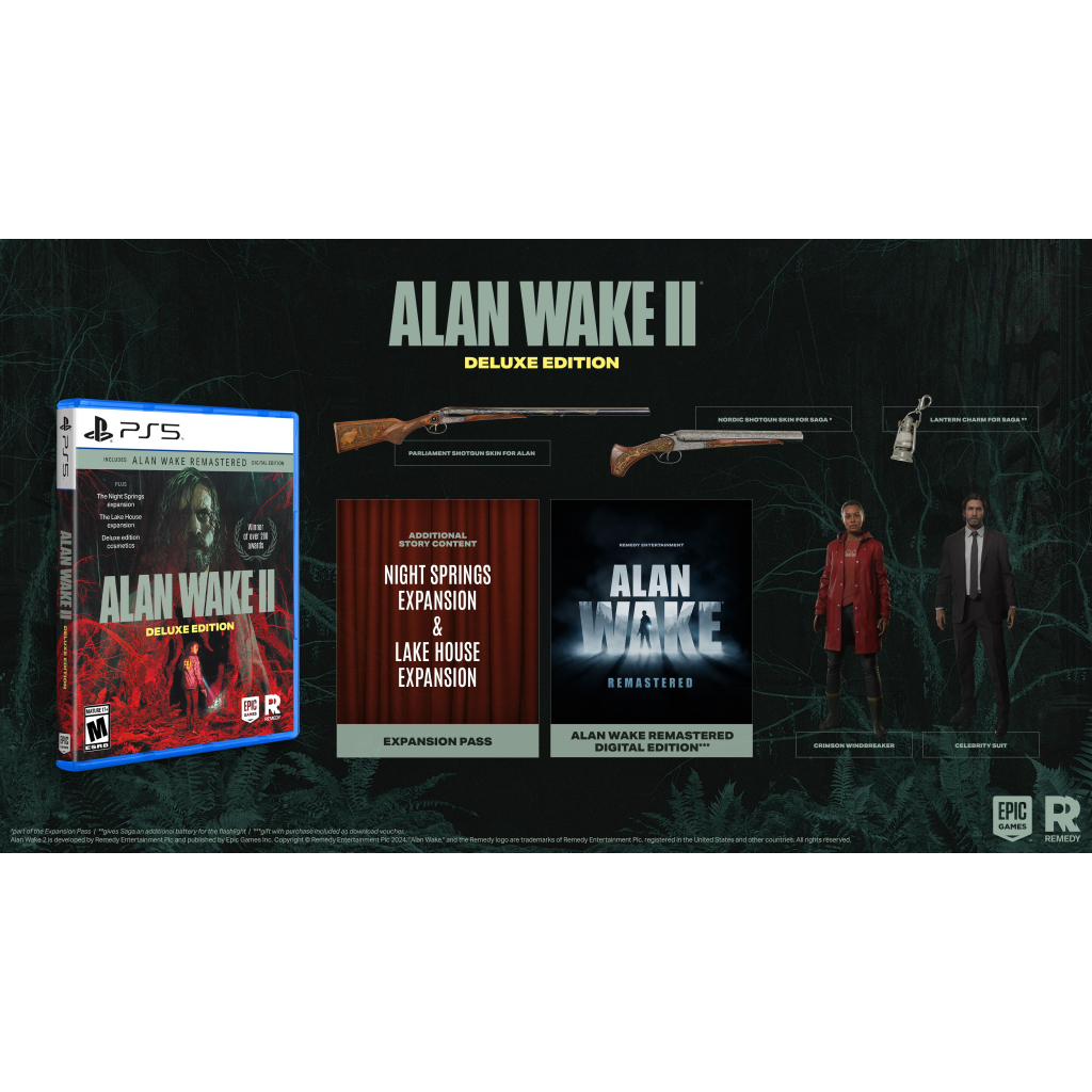 Гра Sony Alan Wake 2 Deluxe Edition, BD диск (5056635609427) - зображення 3
