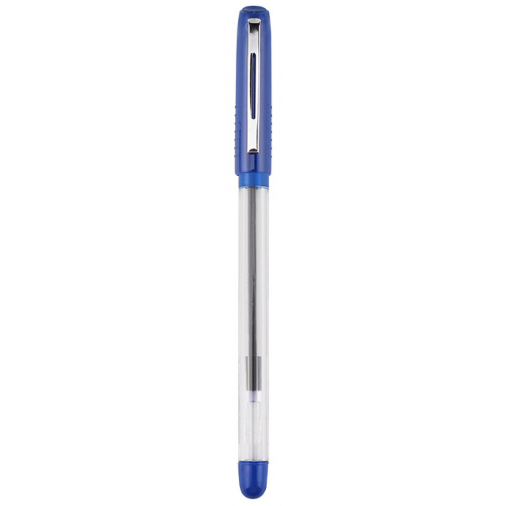 Ручка масляна Baoke 0.7 мм, з грипом синя Elite (PEN-BAO-B30-BL) - зображення 1