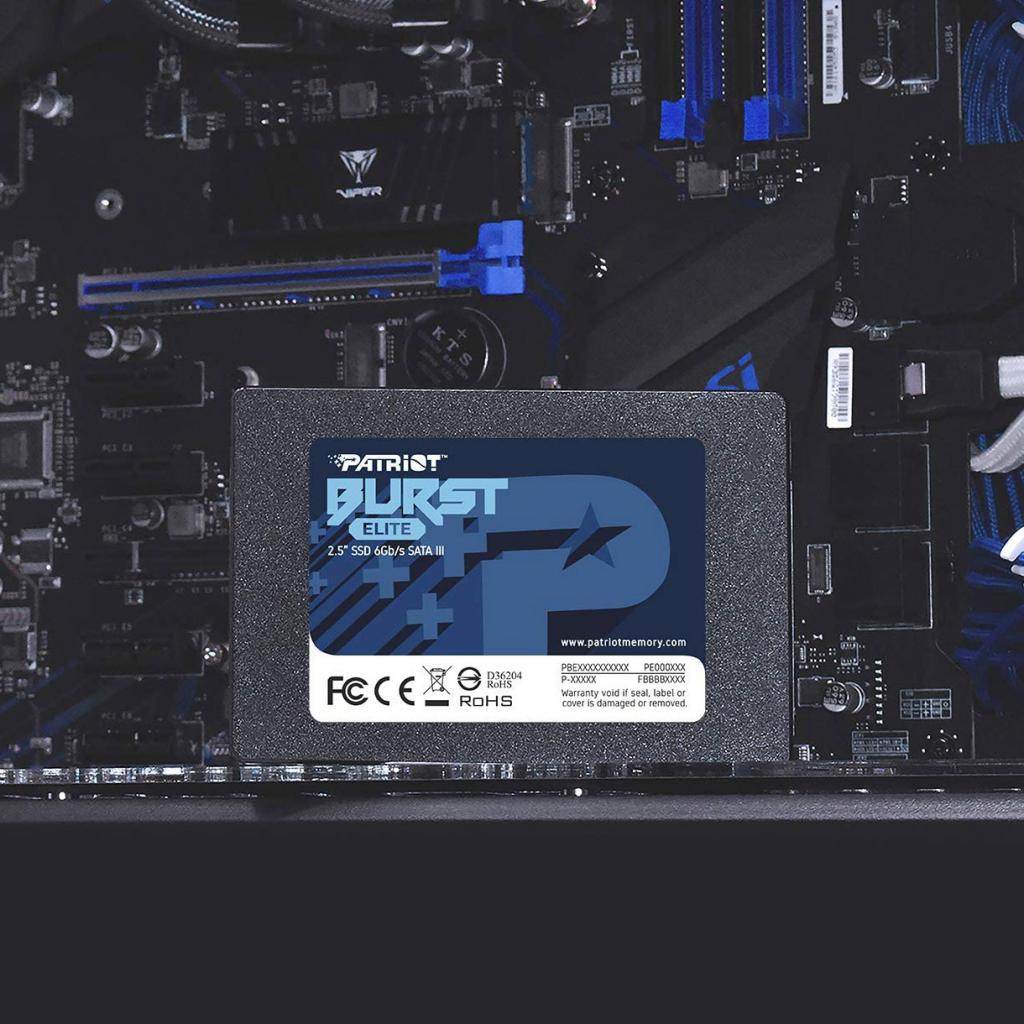 Накопичувач SSD 2.5" 120GB Burst Elite Patriot (PBE120GS25SSDR) - зображення 4