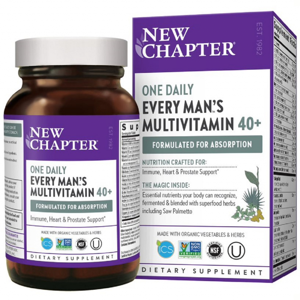 Мінерали New Chapter Щоденні Мультівітаміни Для Чоловіків 40+, Every Man's, 24 Та (NC0369) - зображення 1