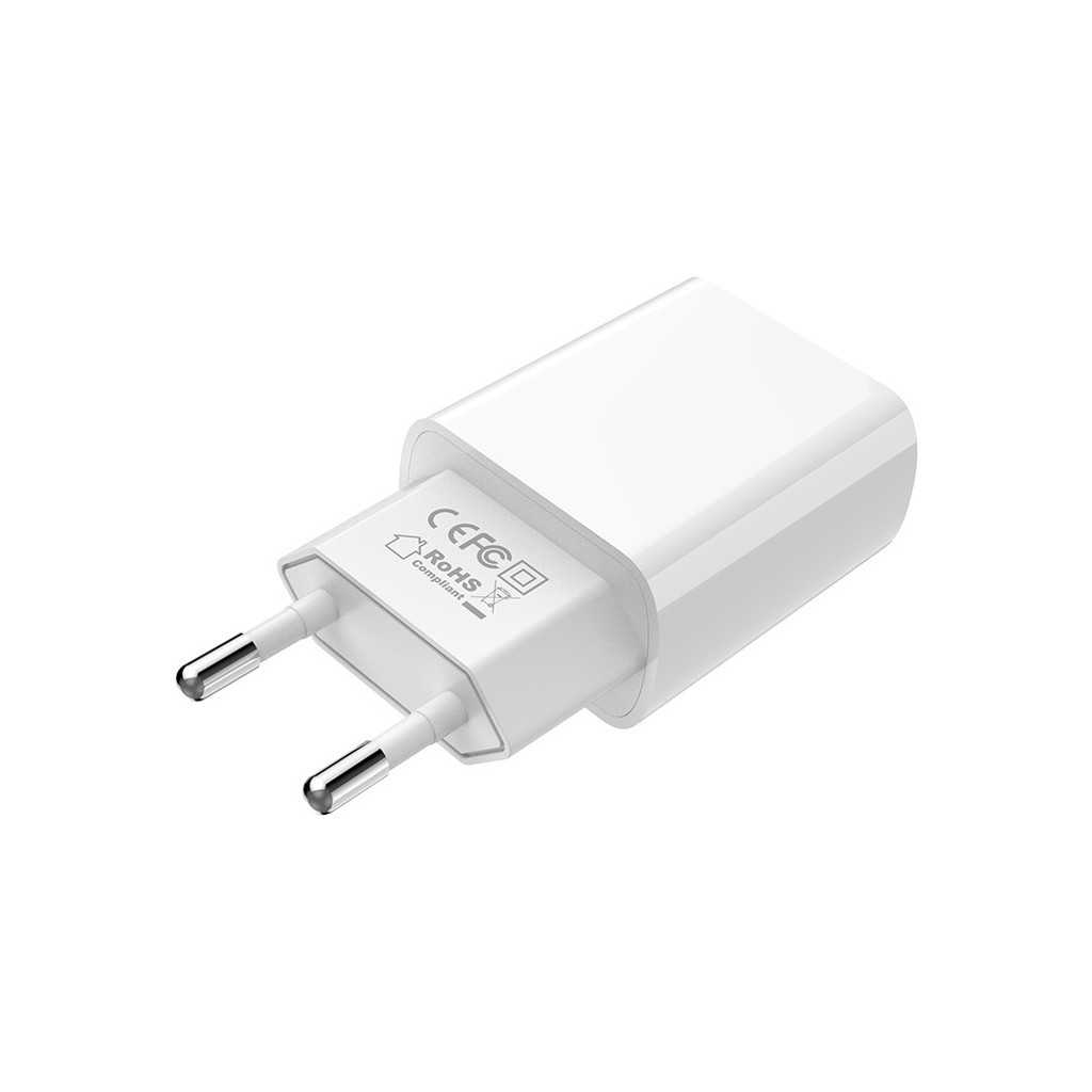 Зарядний пристрій BOROFONE BA20A Sharp charger White (BA20AW) - зображення 3