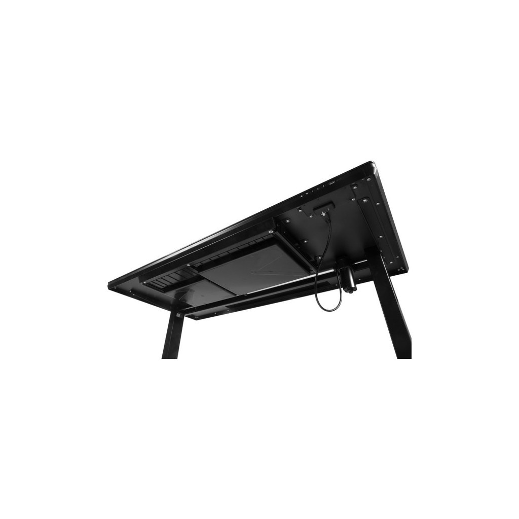 Комп'ютерний стіл Barsky StandUp black glass 1200*600 (BST-11new) - зображення 8