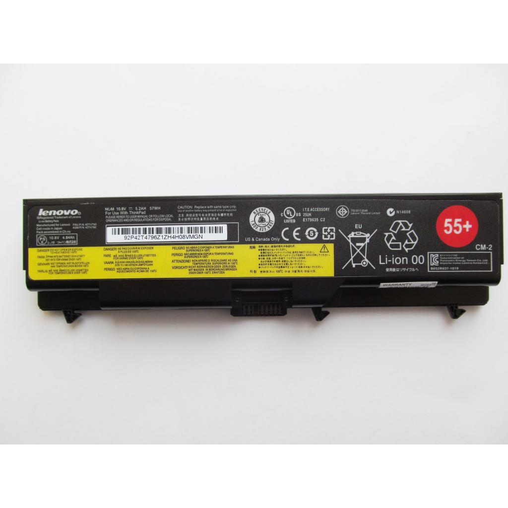 Акумулятор до ноутбука Lenovo ThinkPad T410 (55+), 5200mAh (57Wh), 6cell, 10.8V, Li-ion (A47488) - зображення 2