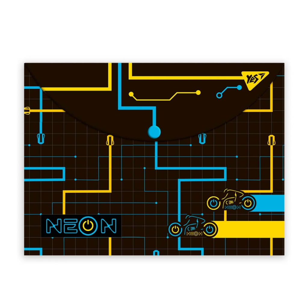 Папка - конверт Yes на кнопці А4 Ultrex (492019) - зображення 1