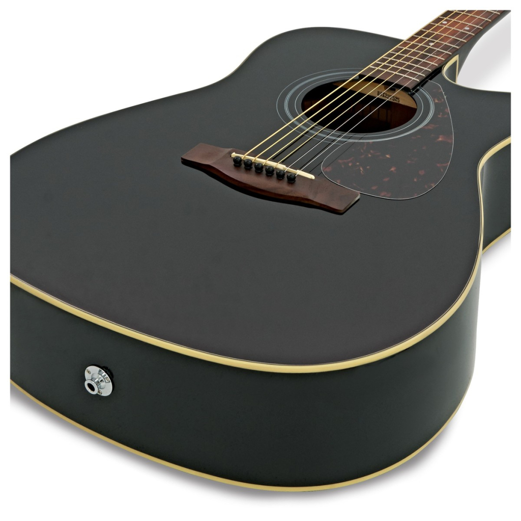Гітара електроакустична Yamaha FX370C Black - зображення 2
