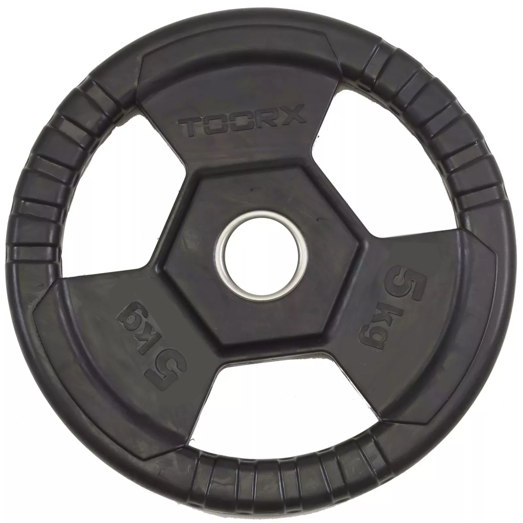 Диск для штанги Toorx 1 кг 25 мм Чорний (DGG-1) (931404) - зображення 1