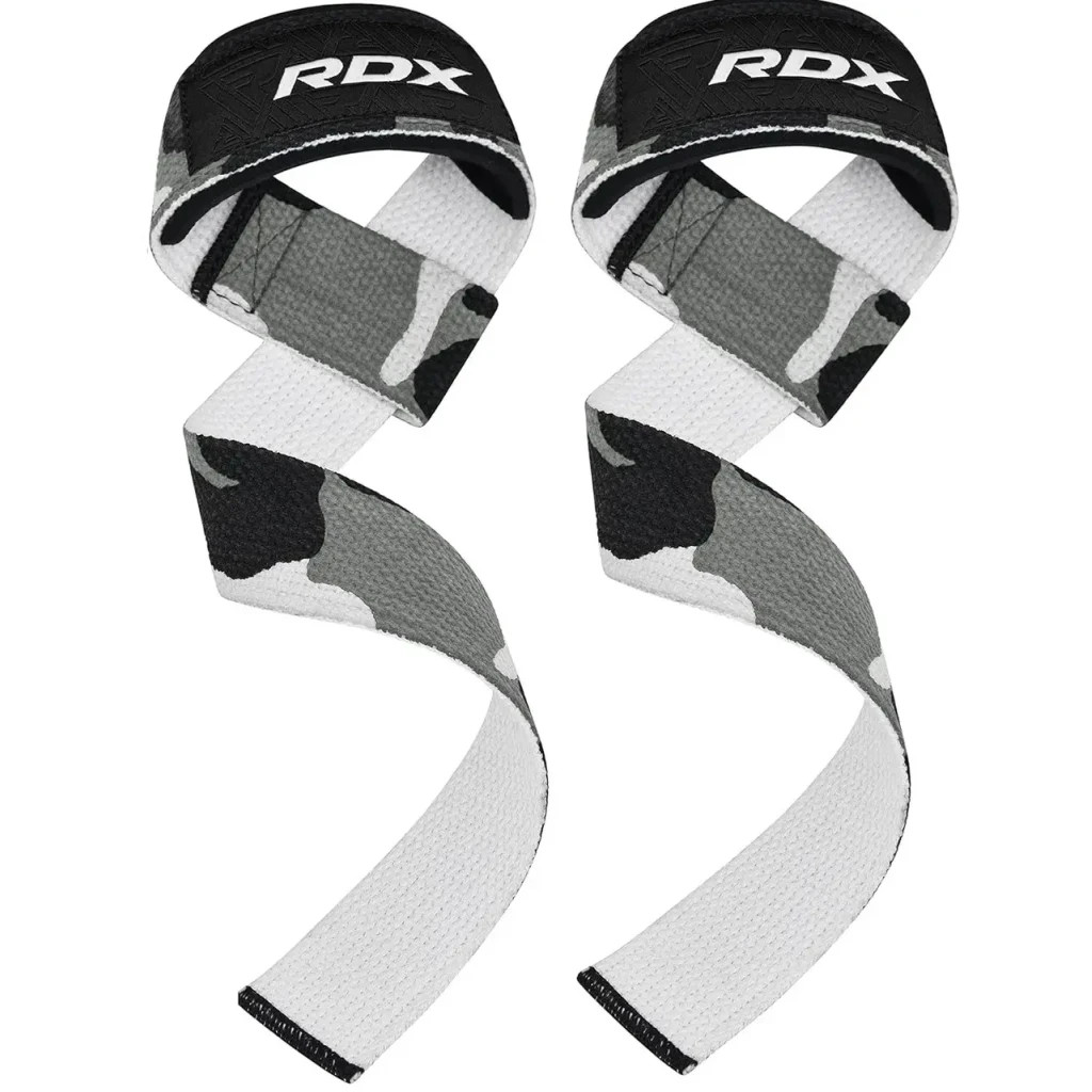 Кистьові лямки RDX W1 Gym Single Strap Camo Gray Plus (WAN-W1CG+) - изображение 1
