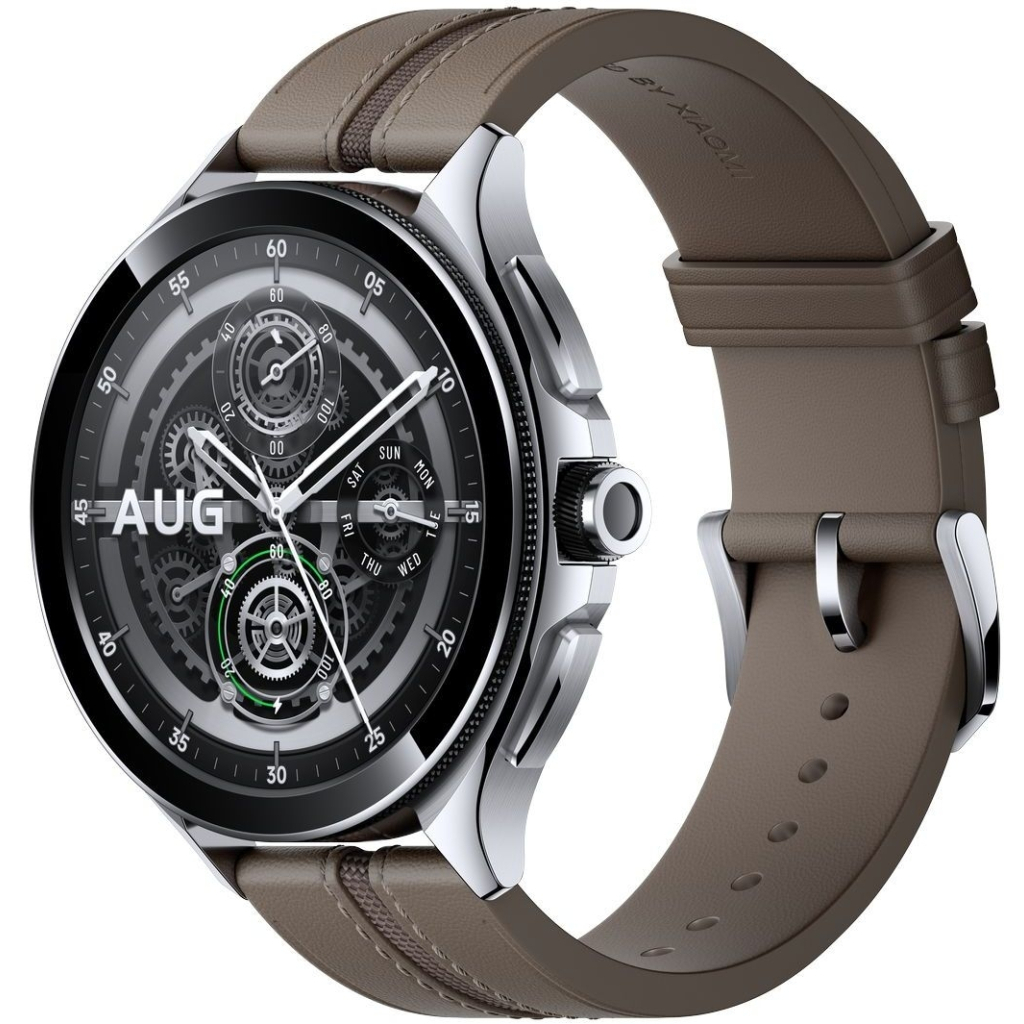 Смарт-годинник Xiaomi Watch 2 Pro Bluetooth Silver Case with Brown Leather Strap (1006733) - зображення 1
